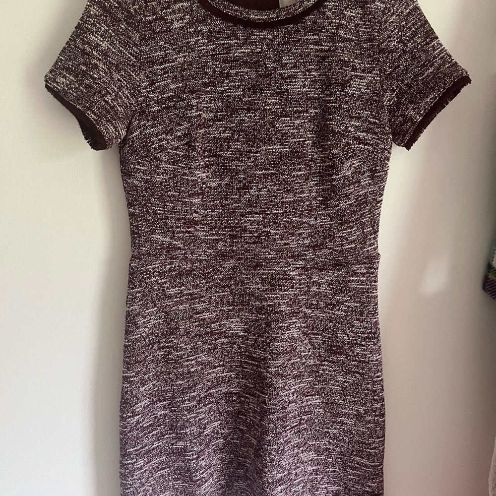 Elegant Loft Plum Knit Dress